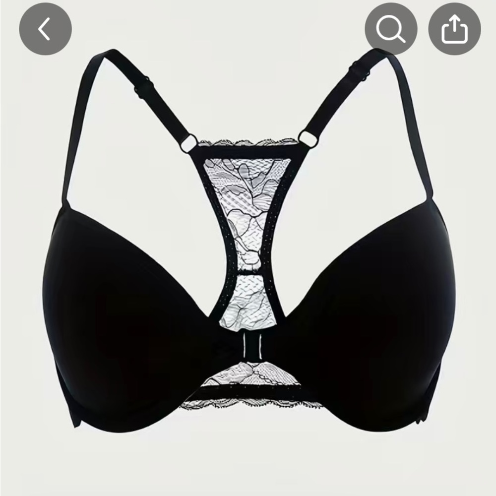 34B Lace Razorback Bra